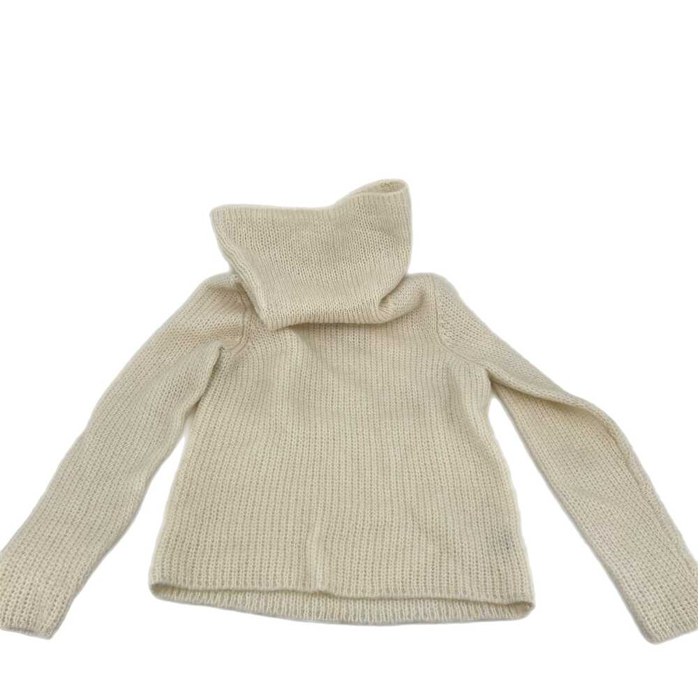 Ralph Lauren Cream Kid Mohair Turtleneck Sweater | Women’s Petite